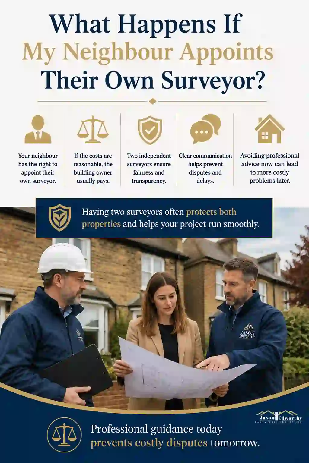 What Happens If My Neighbour Appoints Their Own Surveyor Warrington?
